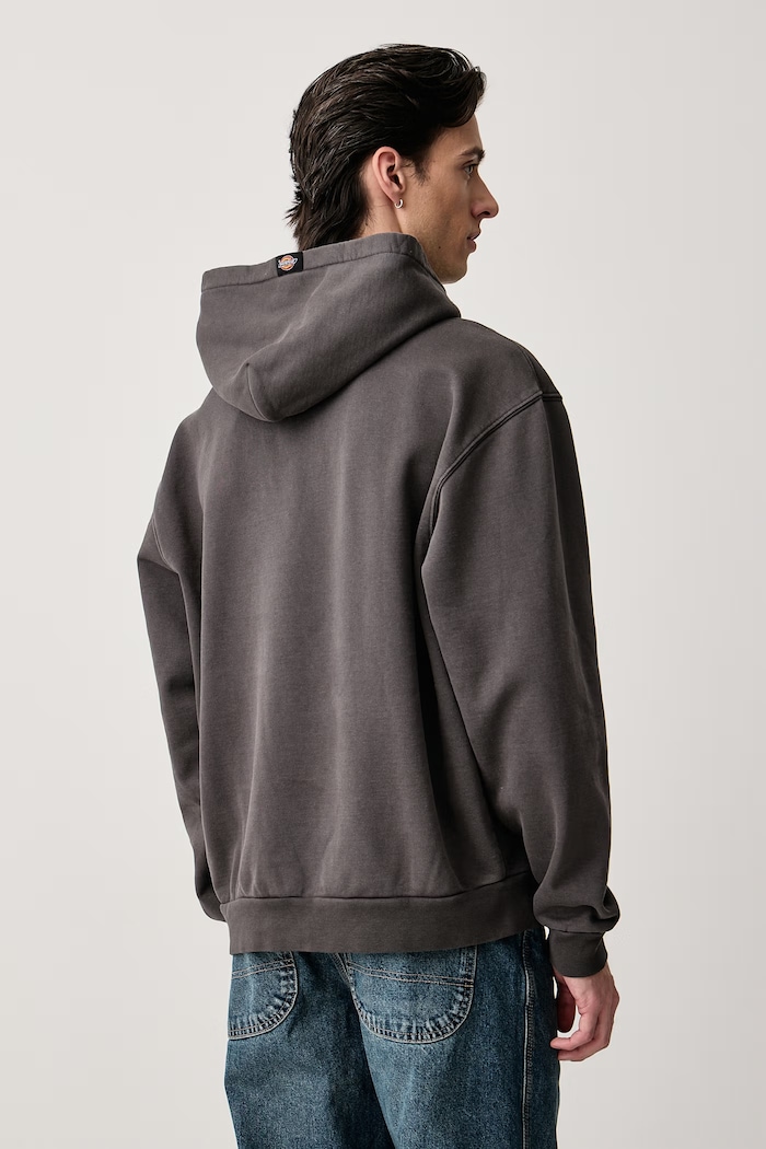 Odzież Dickies Bluza z kapturem męska z bawełną DK0A8CHYBLK1 szary