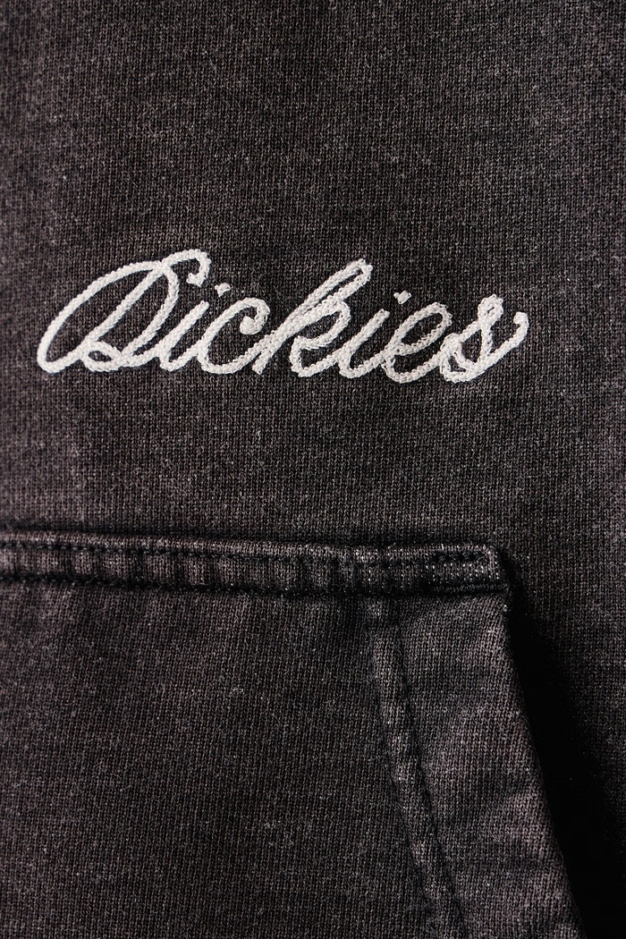 Bluza z kapturem męska z bawełną Dickies szary DK0A89NSBLK1