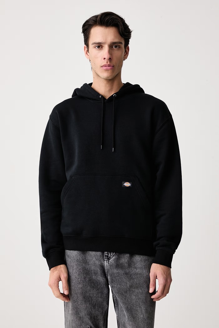 Dickies Bluza z kapturem męska z bawełną czarny DK0A4YT6BLK1