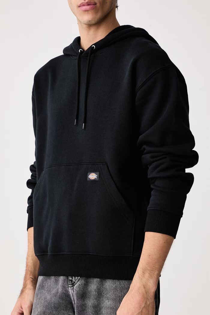 Bluza z kapturem męska z bawełną Dickies DK0A4YT6BLK1 czarny