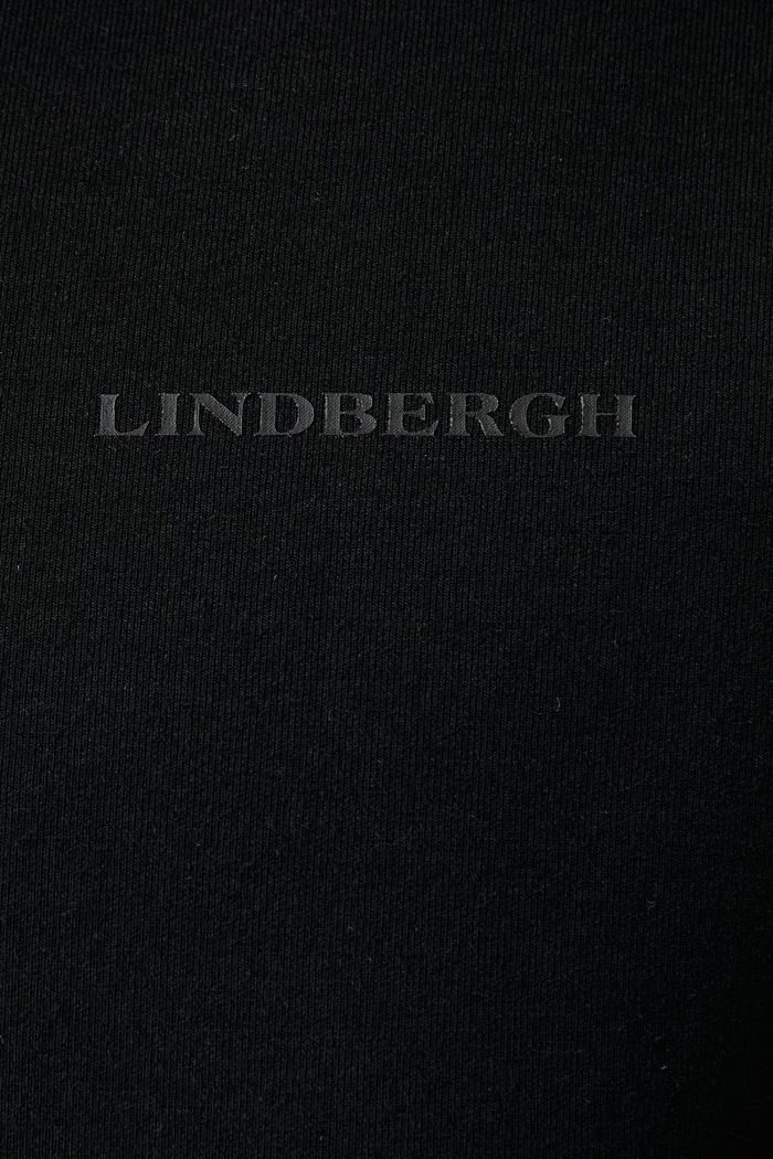 Bluza rozpinana z kapturem męska z bawełną Lindbergh czarny 30.725028