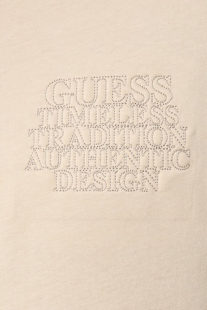Majica za muškarce od pamuka Guess bež M6BI42.K6179