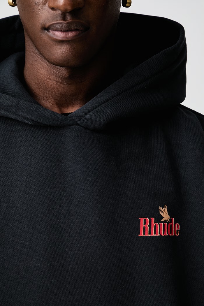RHUDE American Spirit кофта з капюшоном бавовняна чоловіча RHFW26HO02012