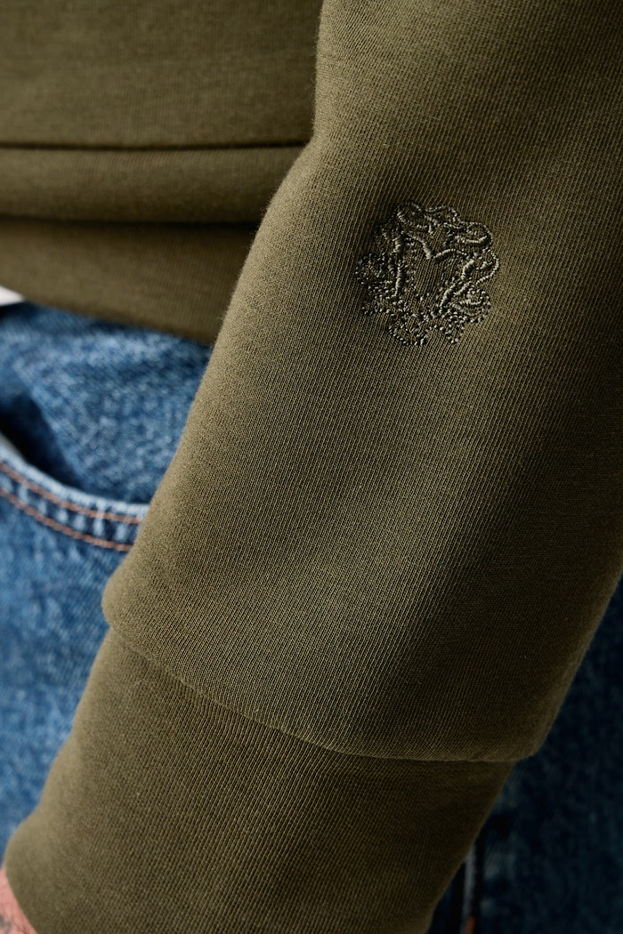 Bluza męska z bawełną Abel Mos Mosh zielony 510100
