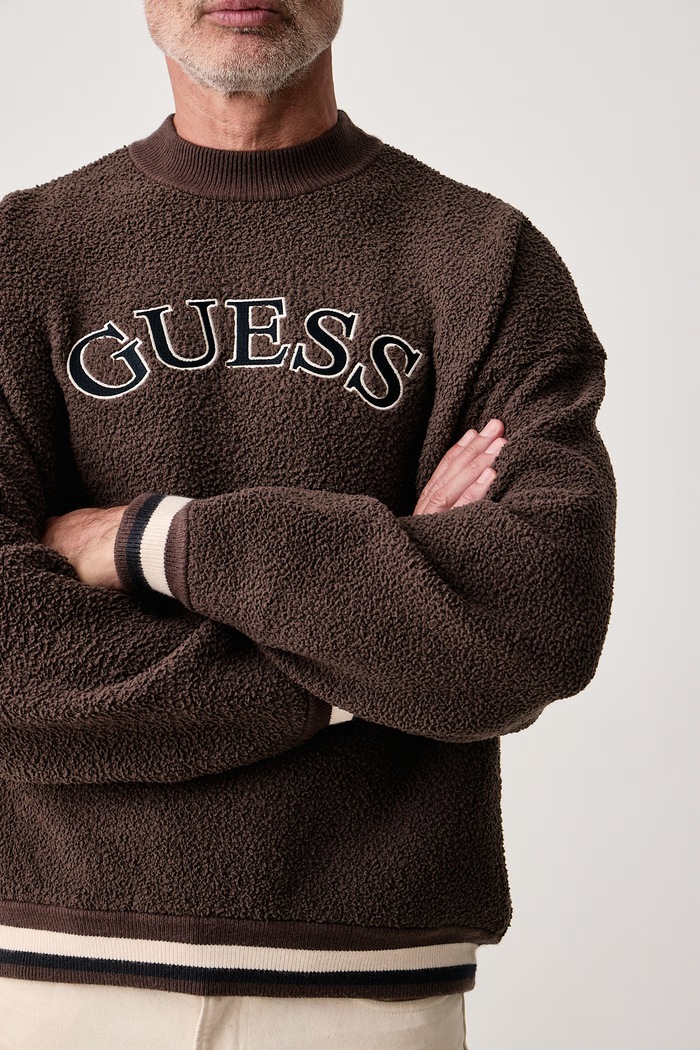 Bluza męska Guess Z6BR02.Z1741 brązowy