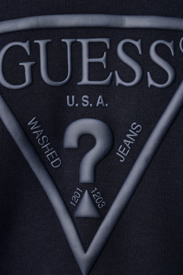 Dukserica za muškarce s pamukom Guess mornarsko plava M6YQ37.K4103