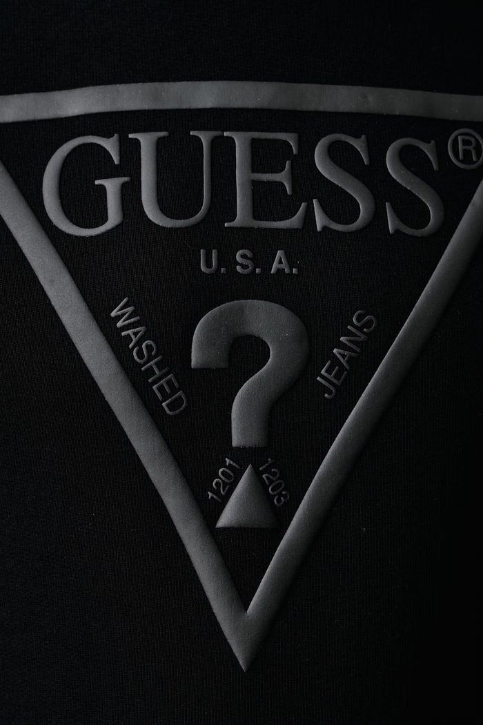 Bluza męska z bawełną Guess czarny M6YQ37.K4103