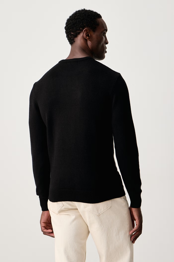 Guess Sweter męski z wiskozą NAVIN M6BR42.Z1604 czarny AW26