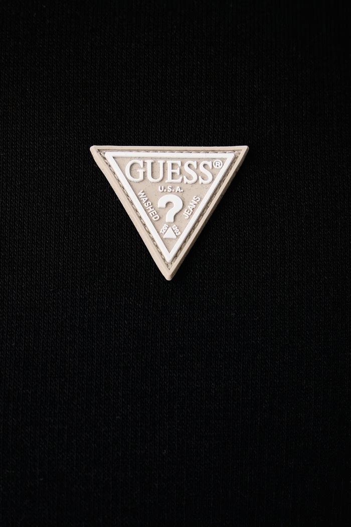 Bluza rozpinana męska z bawełną Guess czarny M6BQ52.K6169