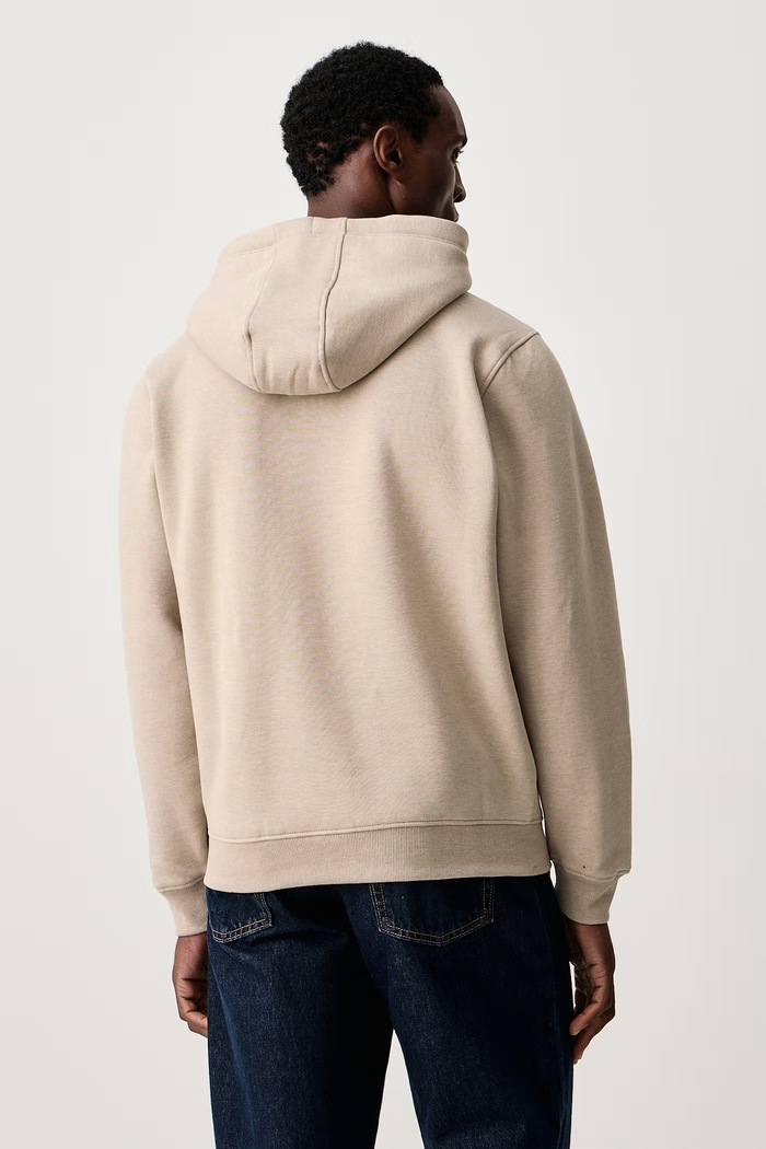 Oblečení Guess Mikina s kapucí pánská s bavlnou M6BQ31.K6562 béžová