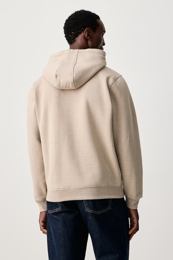 Oblečení Guess Mikina s kapucí pánská s bavlnou M6BQ31.K6562 béžová