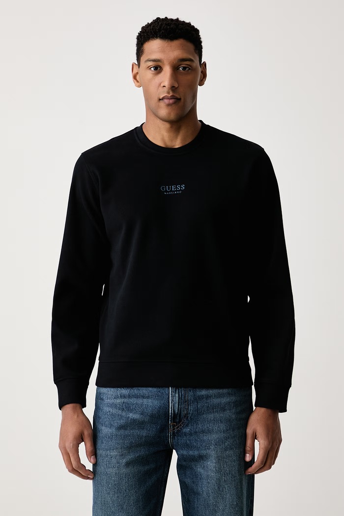 Guess Dukserica za muškarce mornarsko plava M6BQ25.K6165