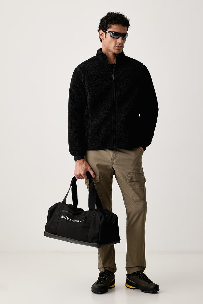 Peak Performance Bluza sportowa męska polarowa G80614020 czarny AW26