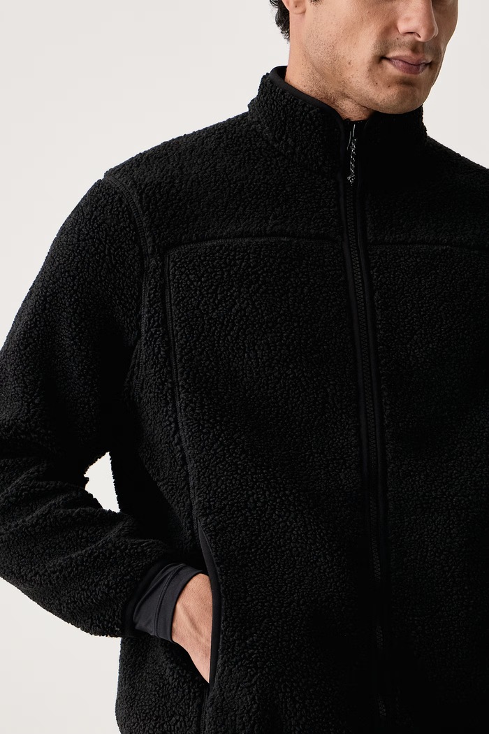 Bluza sportowa męska polarowa Peak Performance G80614020 czarny