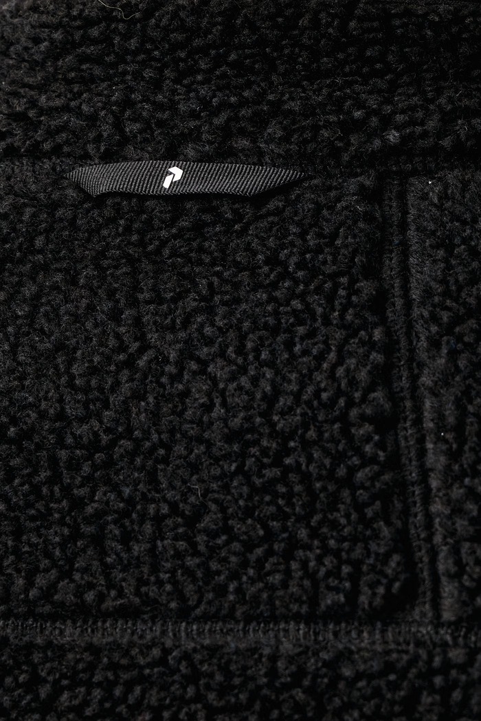 Bluza sportowa męska polarowa Peak Performance czarny G80614020