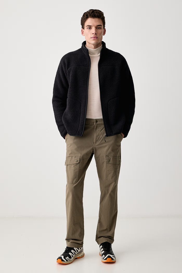 Peak Performance Bluza polarowa męska Wildrush G81057010 czarny AW26