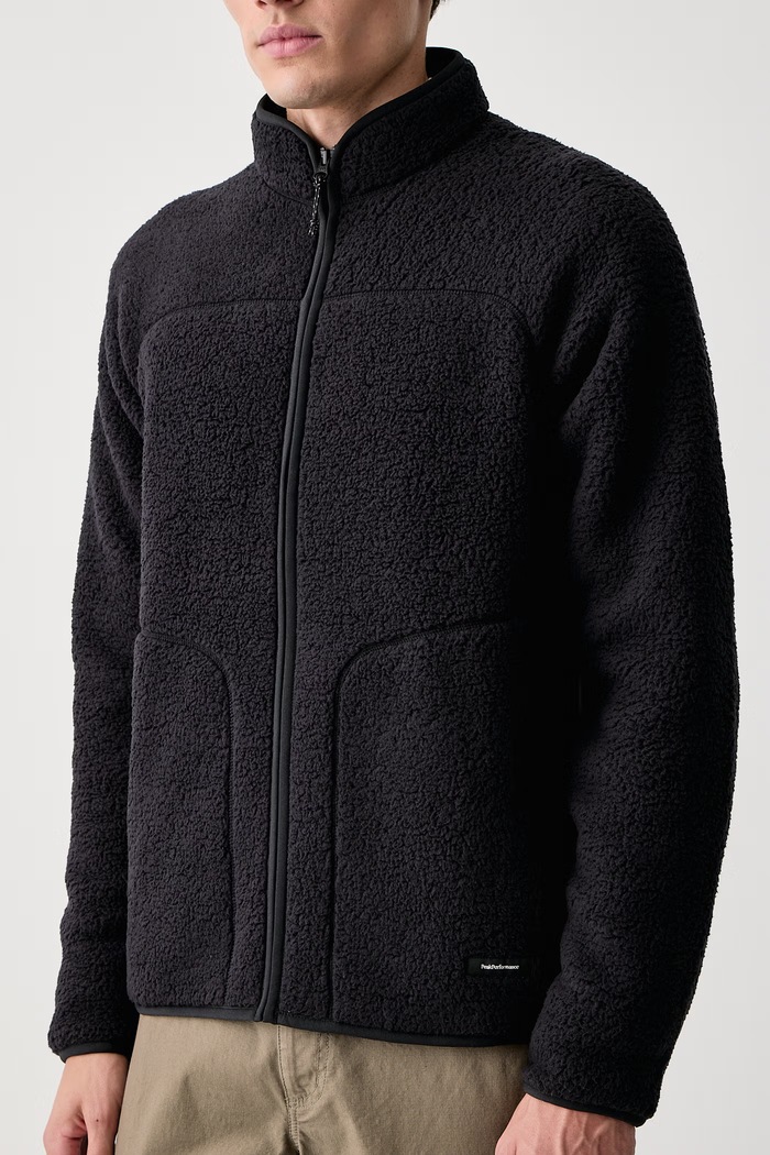 Bluza polarowa męska Wildrush Peak Performance G81057010 czarny