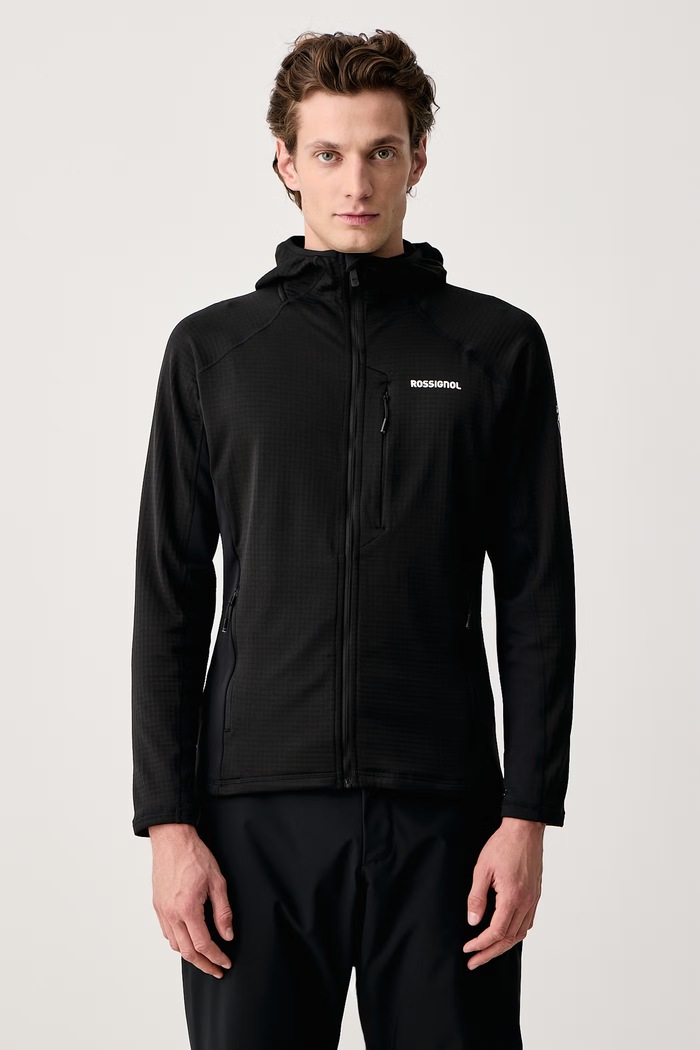 Rossignol Bluza sportowa męska BLACKSIDE MIX czarny RLOML04