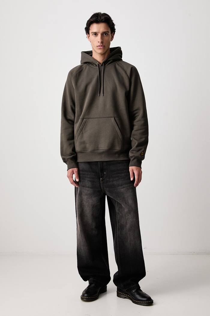 Carhartt WIP Chase hoodie with cotton Men's I033661.3X9XX green AW26