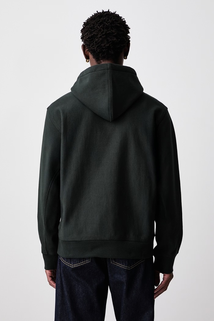 Odzież Carhartt WIP American Script bluza z kapturem z bawełną męska I028279.3T6XX zielony