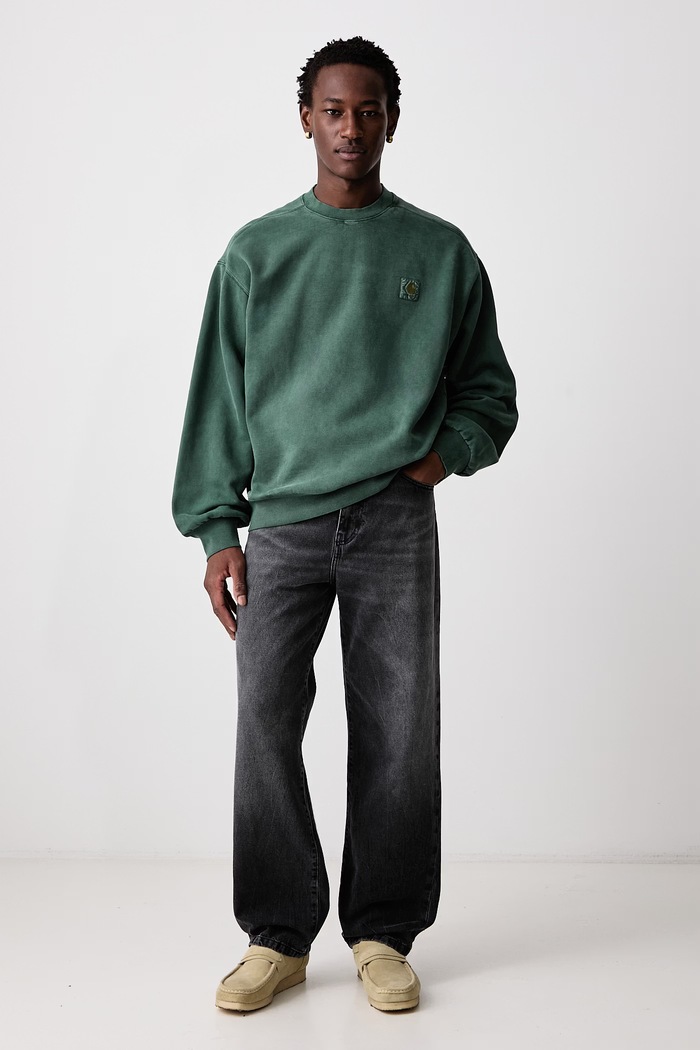 Carhartt WIP Vista hanorac din bumbac pentru bărbați I029522.3U0GD verde AW26