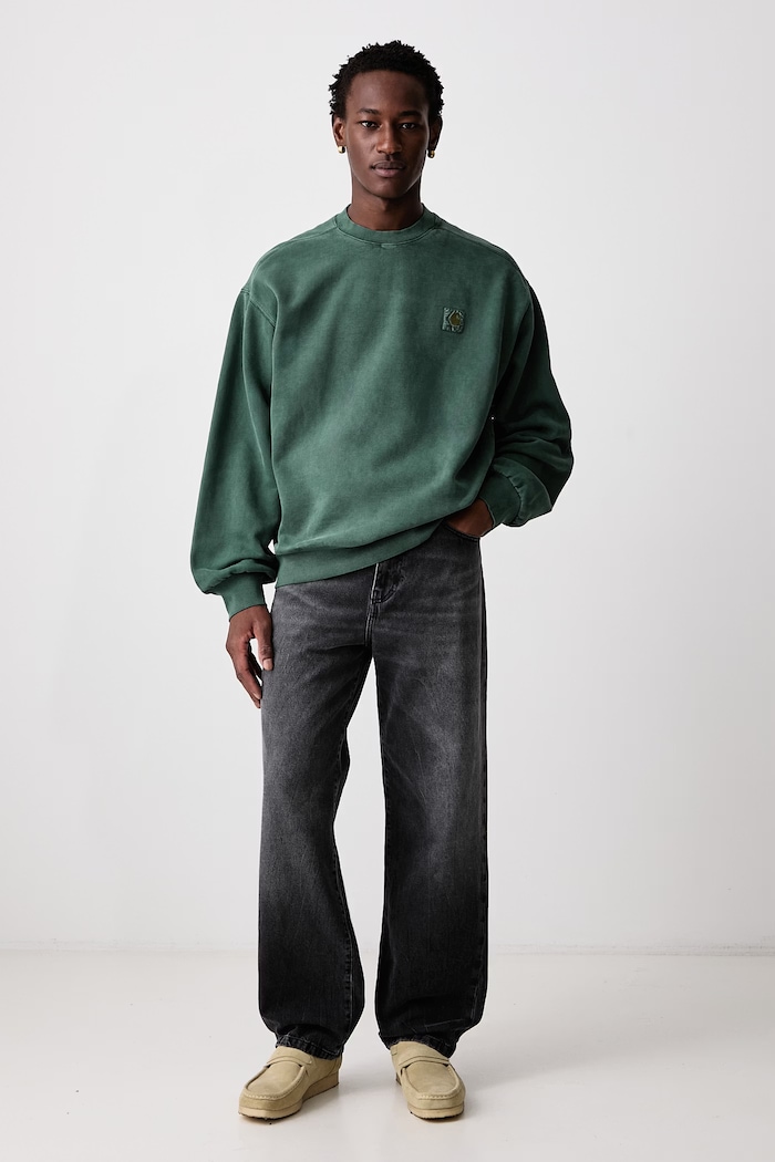 Carhartt WIP Vista hanorac din bumbac pentru bărbați I029522.3U0GD verde AW26