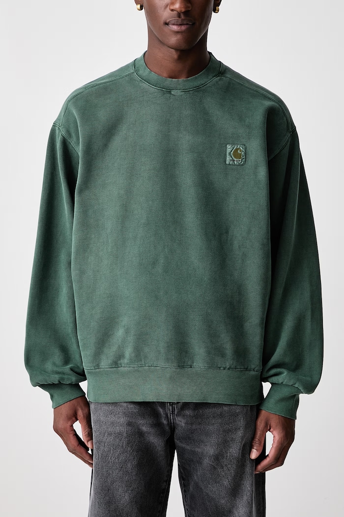 Vista hanorac din bumbac pentru bărbați Carhartt WIP verde I029522.3U0GD