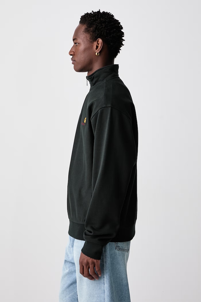 American Script hanorac cu bumbac pentru bărbați Carhartt WIP I027014.3T6XX verde