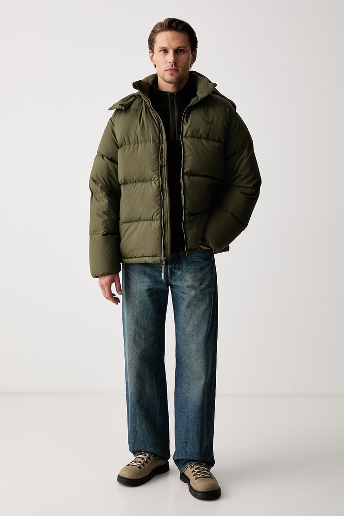 Levi's Μπλούζα ανδρική φλις REDWOOD HALF ZIP 0084M μαύρο AW26