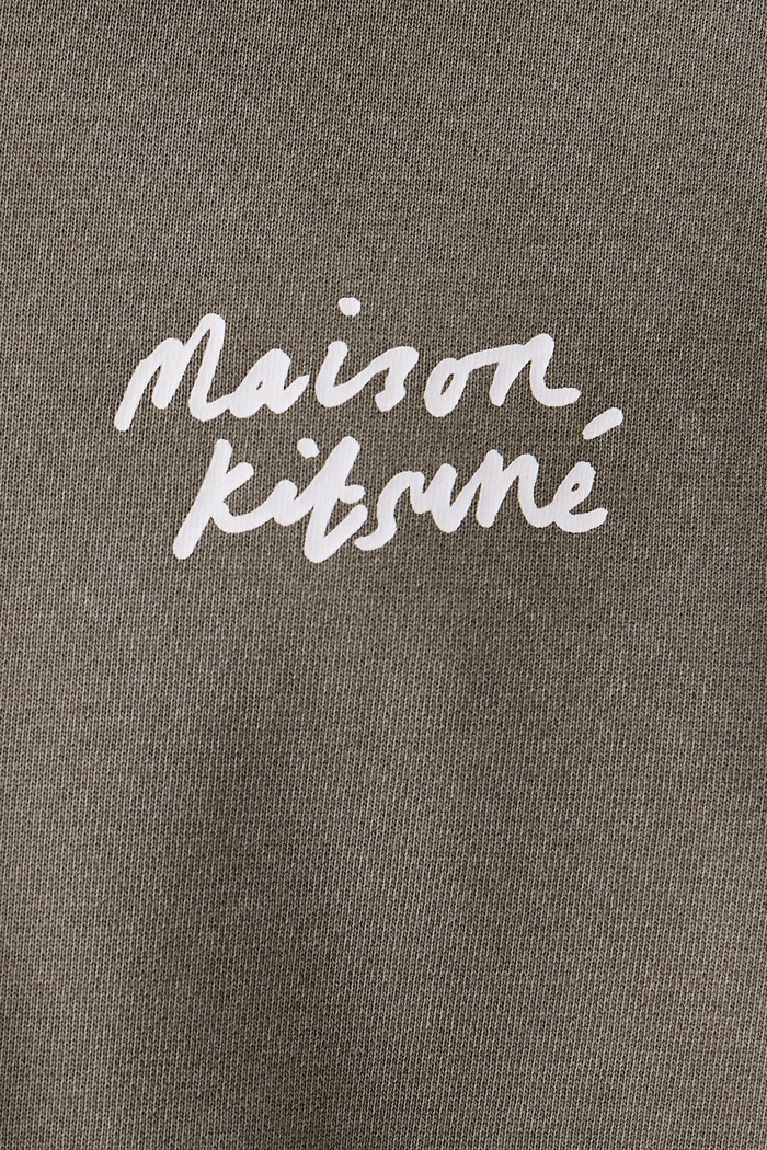 Maison Kitsuné Handwriting bluza z kapturem bawełniana męska MRMJH05KMBIT5