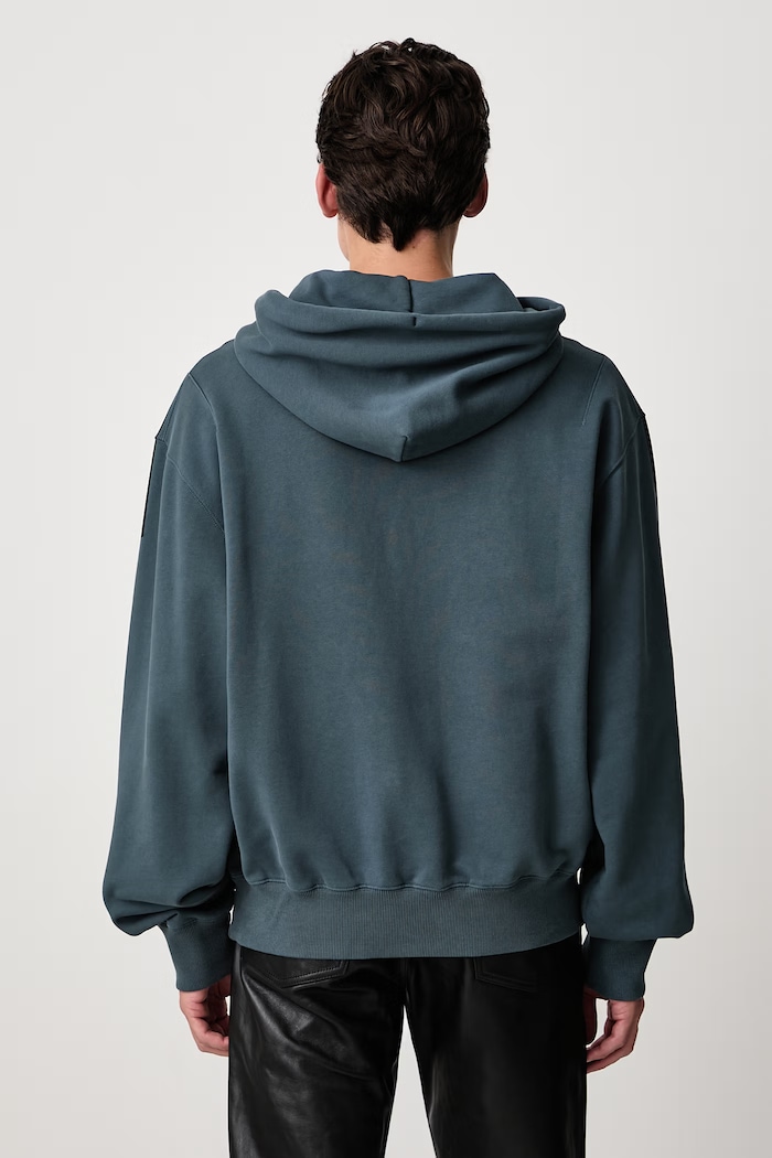Îmbrăcăminte Off-White Negative Big Bookish Regular hanorac cu glugă din bumbac pentru bărbați 44MBB12NF26F001460 gri