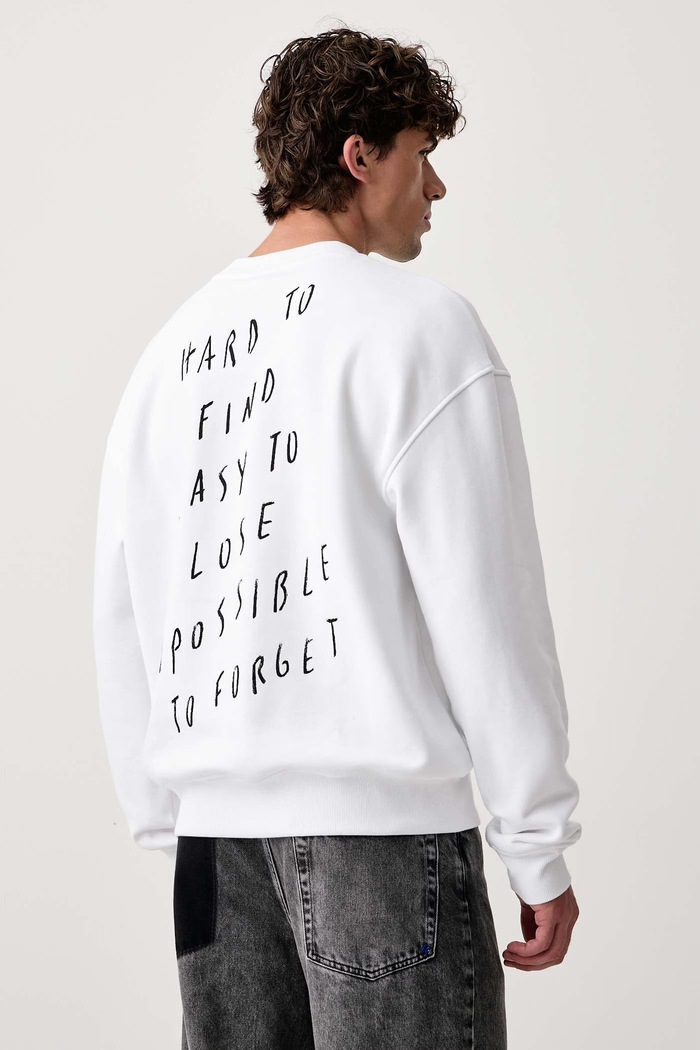 Дрехи Karl Lagerfeld Jeans Суичър мъжки от памук x Pietro Terzini B4M20058 бял