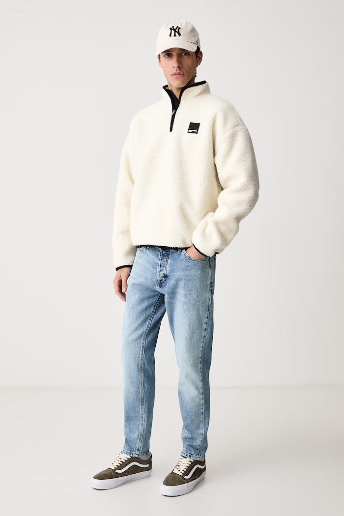 Karl Lagerfeld Jeans Mikina pánska B4M20057 béžová AW26