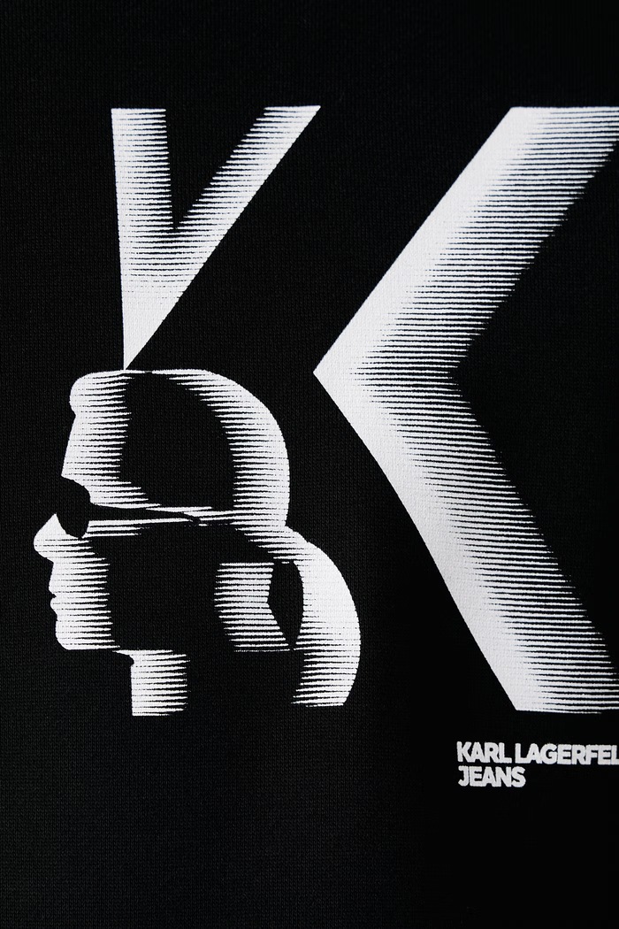 Dukserica za muškarce od pamuka Karl Lagerfeld Jeans crna B4M20017