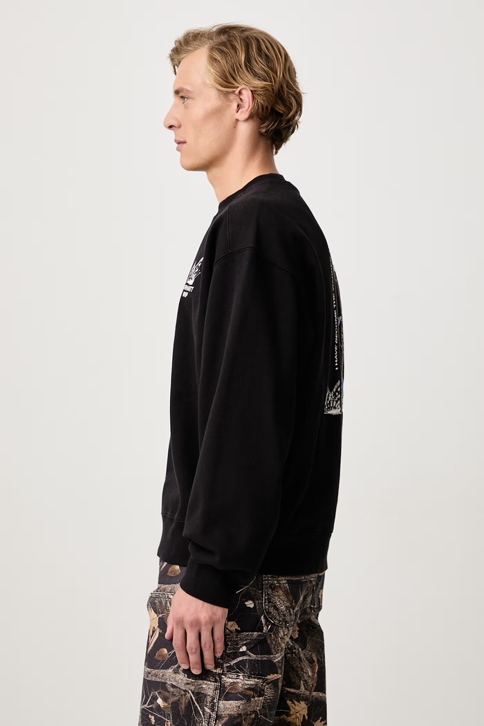 Hourglass Sweat кофта з бавовною чоловіча Carhartt WIP I037226 чорний
