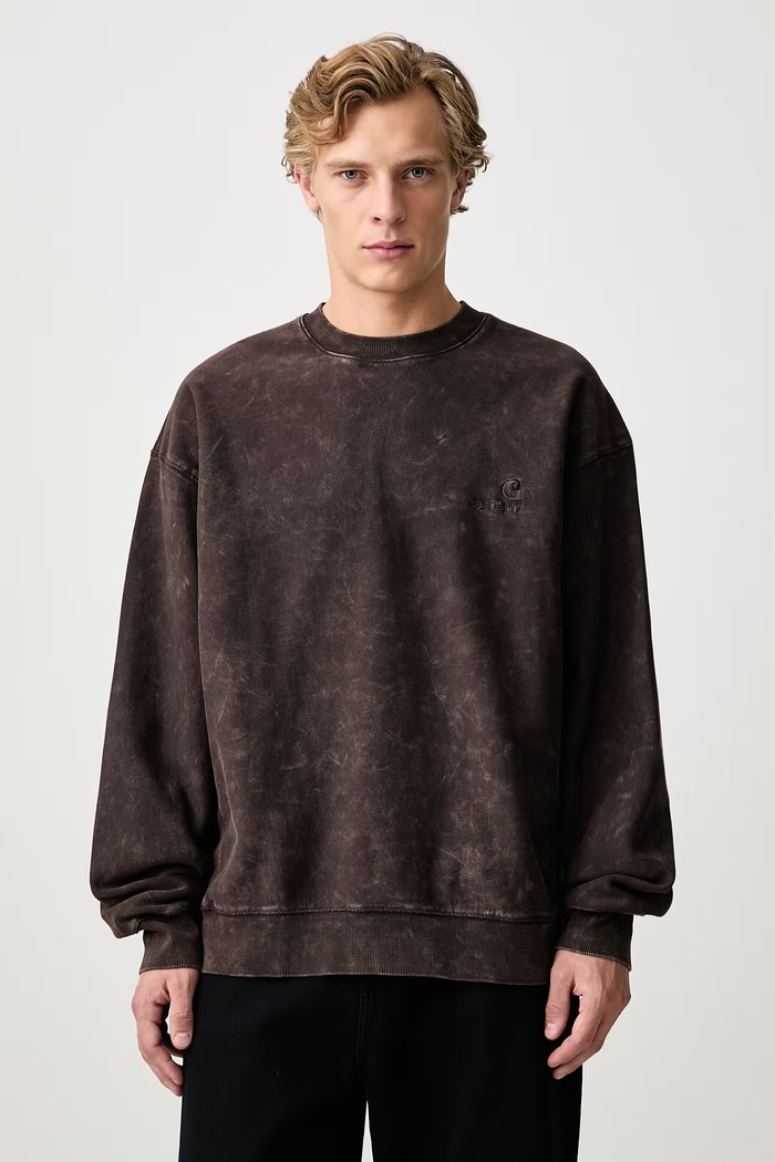 Carhartt WIP Lambert Sweat кофта из хлопка для мужчин коричневый I037104