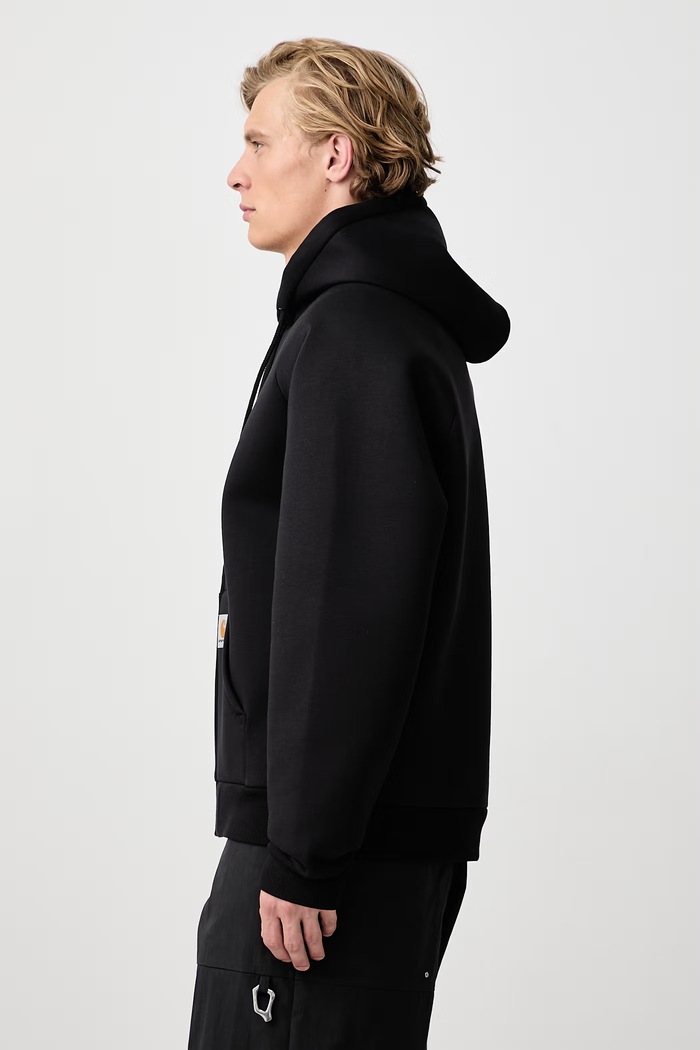 Car-Lux Hooded Jacket bluza rozpinana z kapturem z bawełną męska Carhartt WIP I032935 czarny