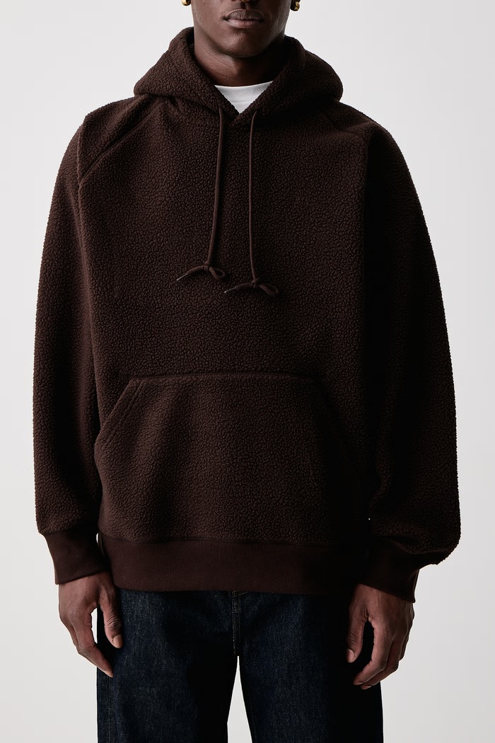 Hooded Limn C Fleece Sweat bluza z kapturem polarowa męska Carhartt WIP brązowy I037251