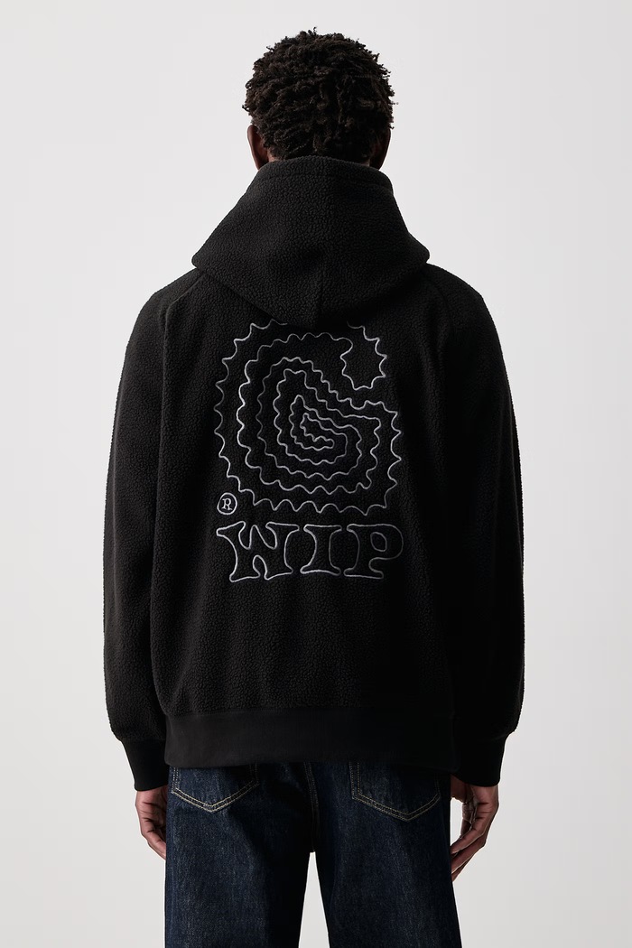 Carhartt WIP Hooded Limn C Fleece Sweat bluza z kapturem polarowa męska czarny I037251