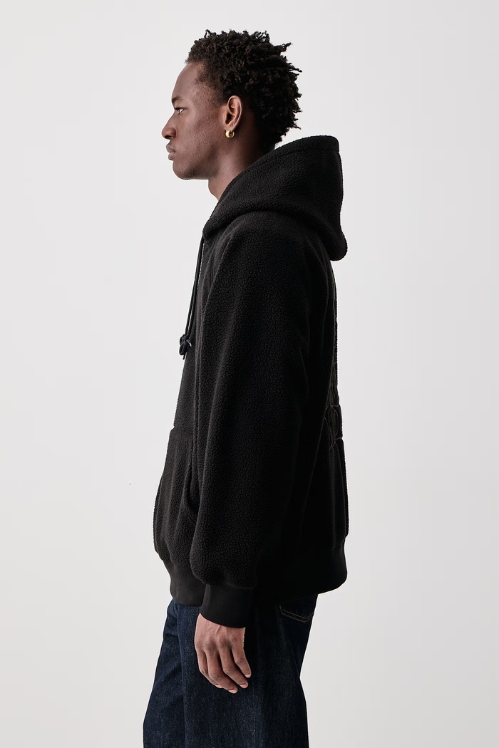 Hooded Limn C Fleece Sweat bluza z kapturem polarowa męska Carhartt WIP I037251 czarny