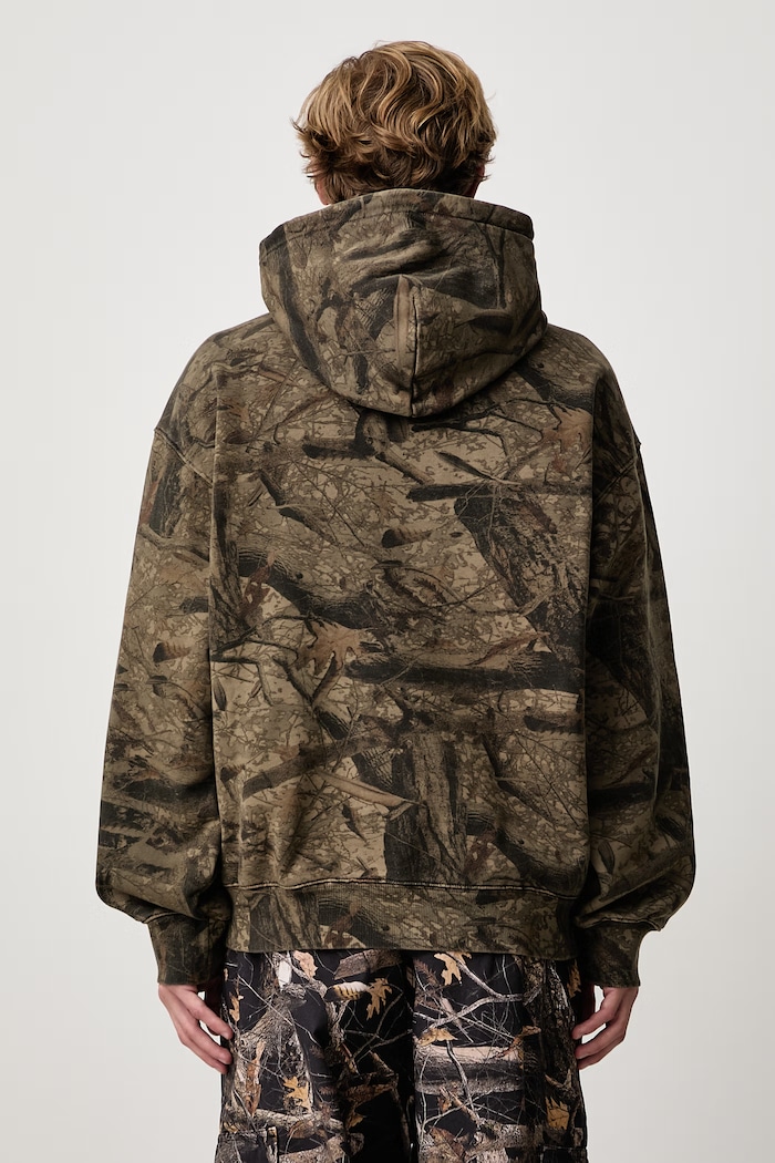 Odzież Carhartt WIP Hooded Feather Tree Sweat bluza z kapturem bawełniana męska I037164 multicolor