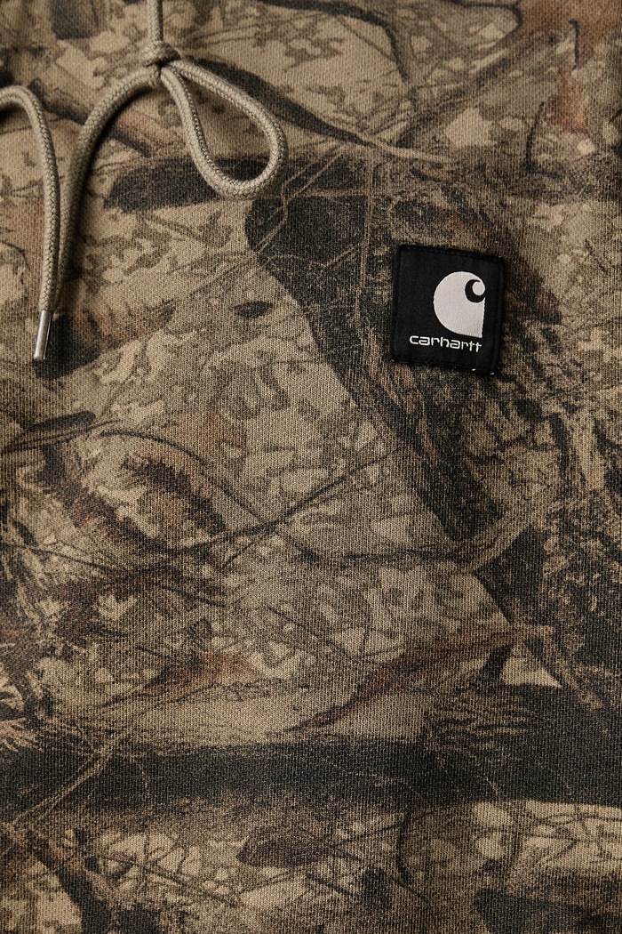 Carhartt WIP Hooded Feather Tree Sweat bluza z kapturem bawełniana męska I037164