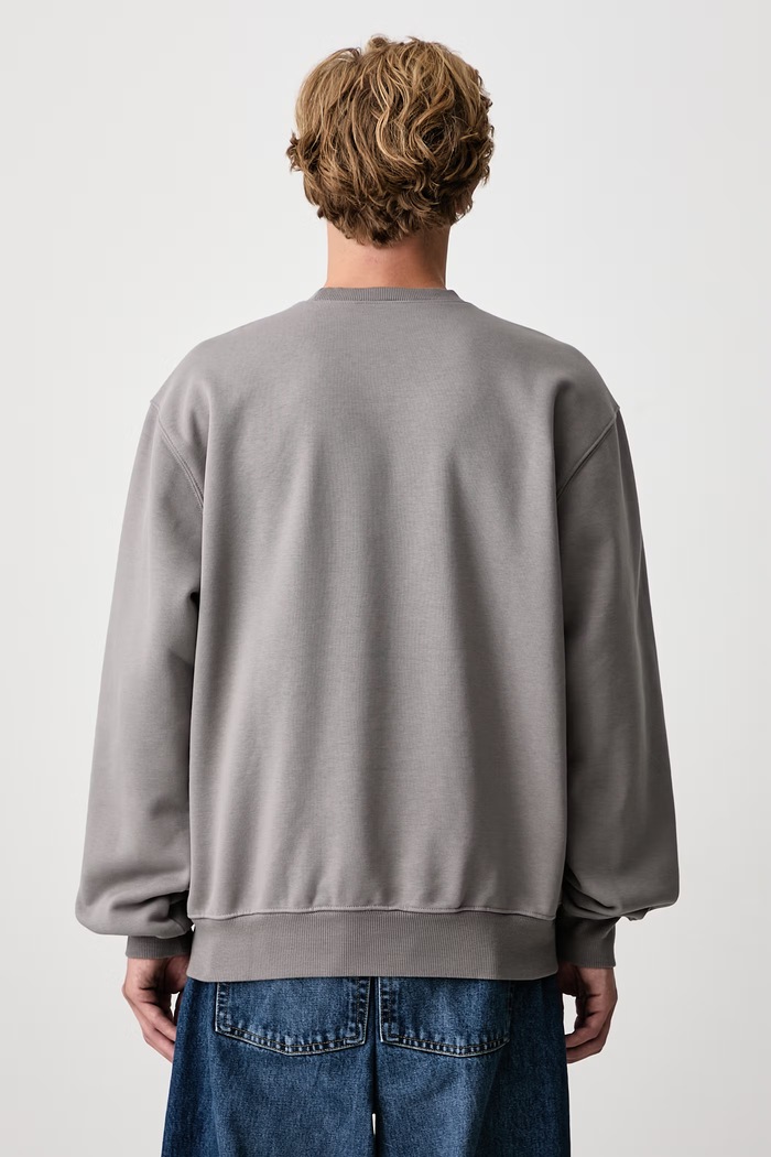 Odzież Carhartt WIP Carhartt Sweat bluza z bawełną męska I030546 szary