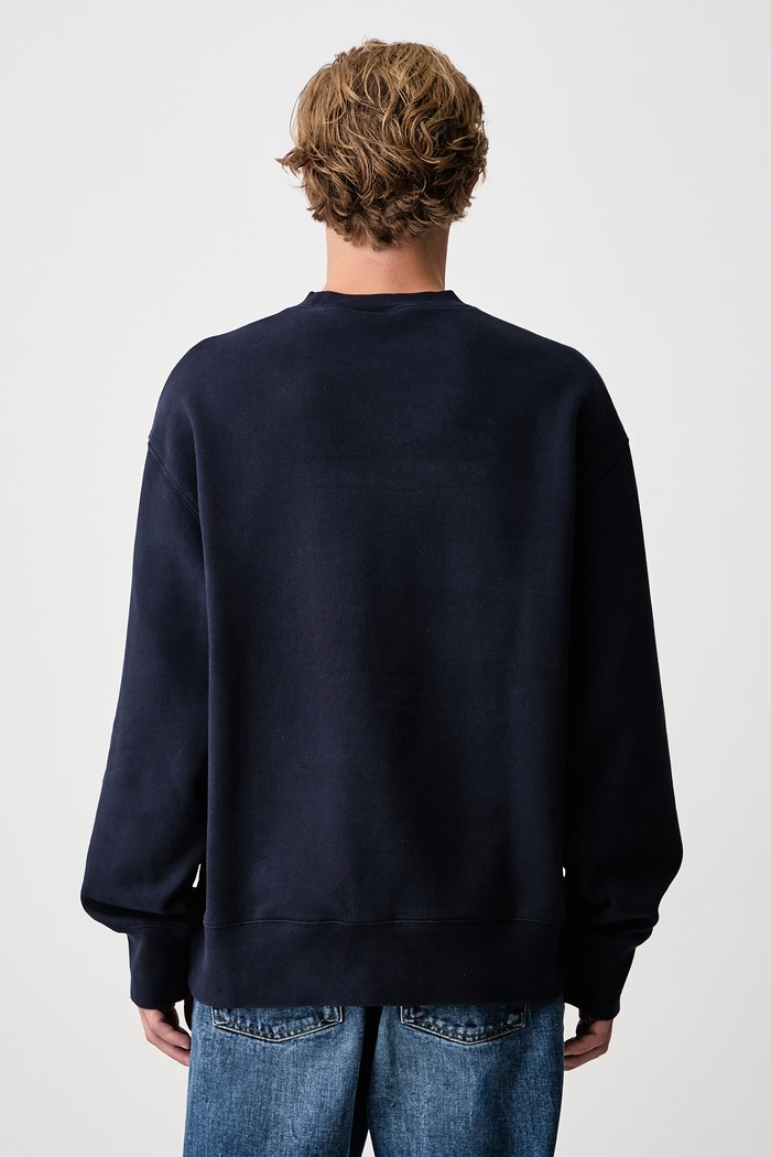 Odzież Carhartt WIP 1989 Winners Sweat bluza bawełniana męska I037278 granatowy