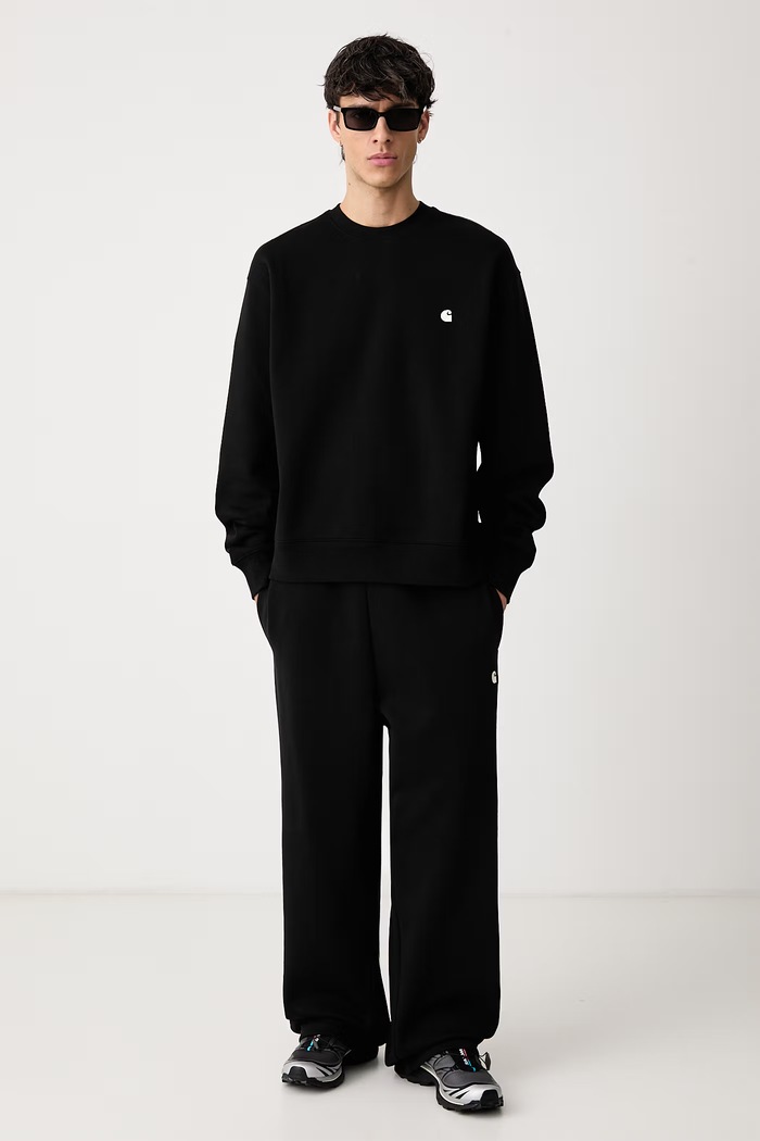 Carhartt WIP Mack Sweat bluza z bawełną męska I037099 czarny AW26