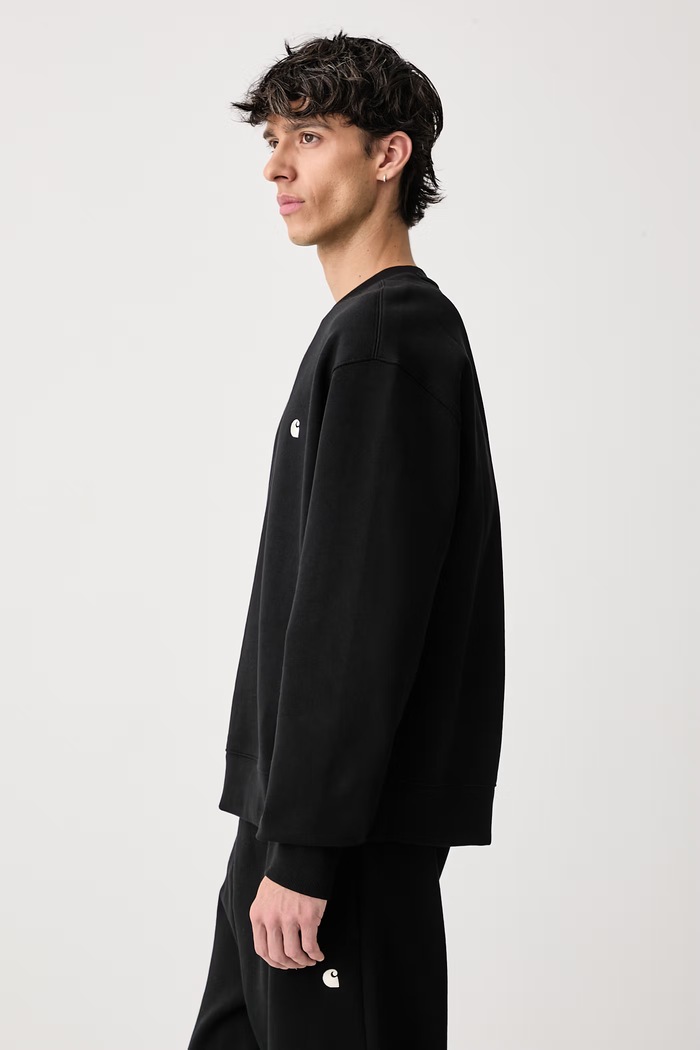 Mack Sweat bluza z bawełną męska Carhartt WIP I037099 czarny