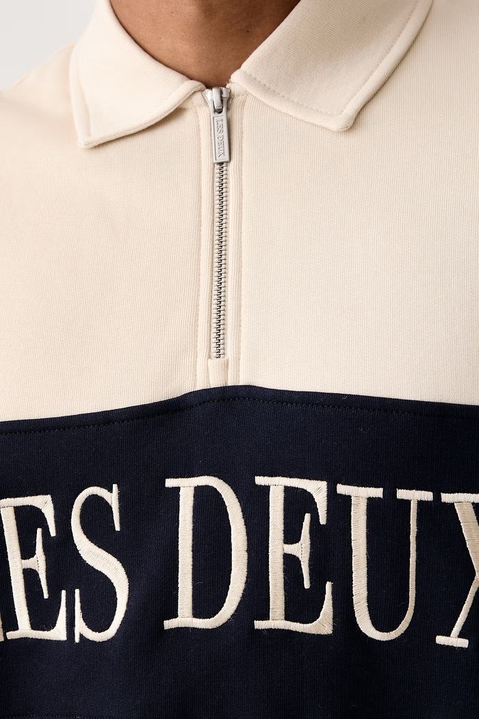 Bluza męska bawełniana Les Deux beżowy 1002492
