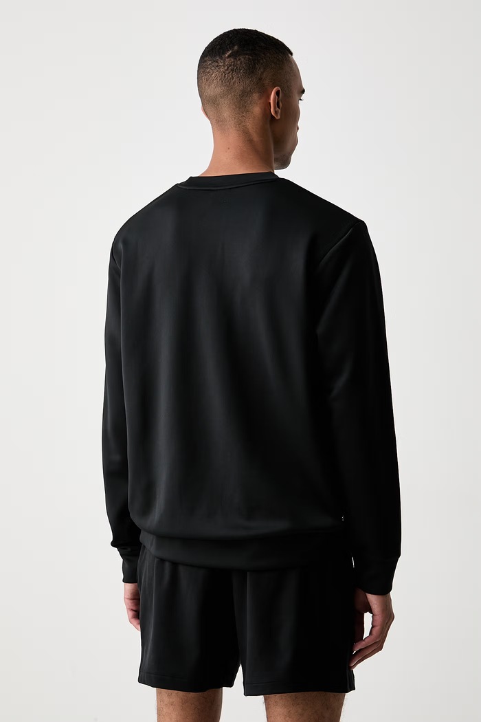 Odzież Nike bluza treningowa męska M NK DF HYVERSE FLC CREW IF2977.010 czarny