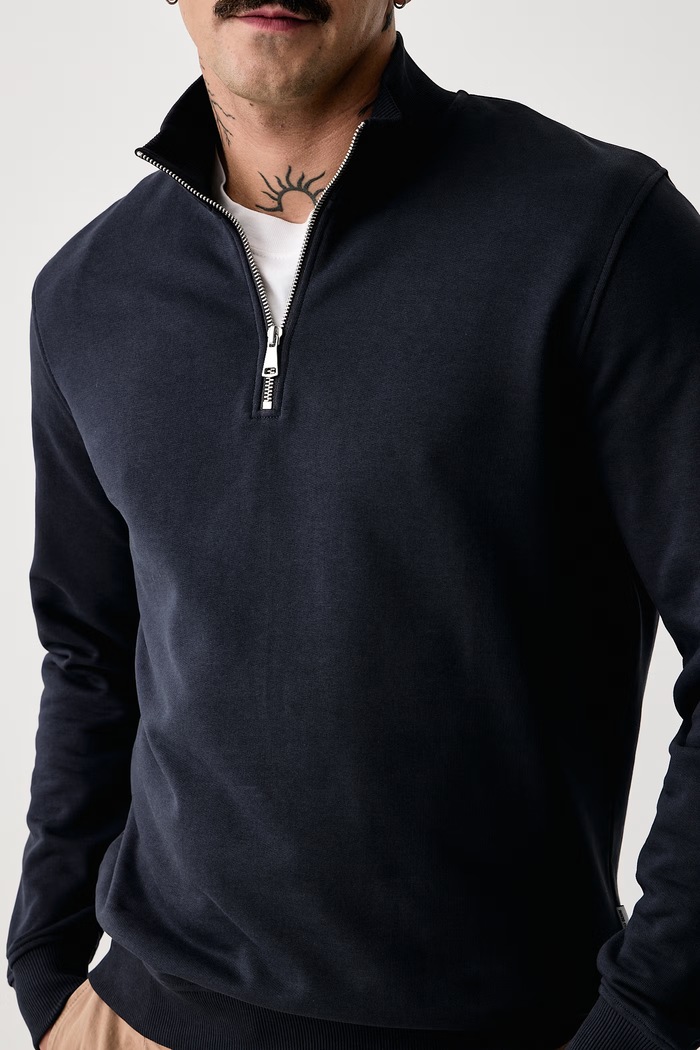 Bluza męska bawełniana Marc O'Polo 5000012425 granatowy