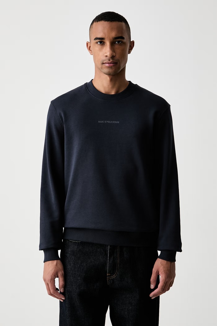 Marc O'Polo bluza męska bawełniana granatowy 5000012418